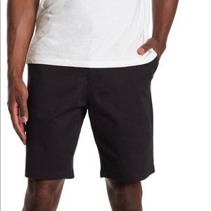 Size 32 black mens shorts. Never worn.